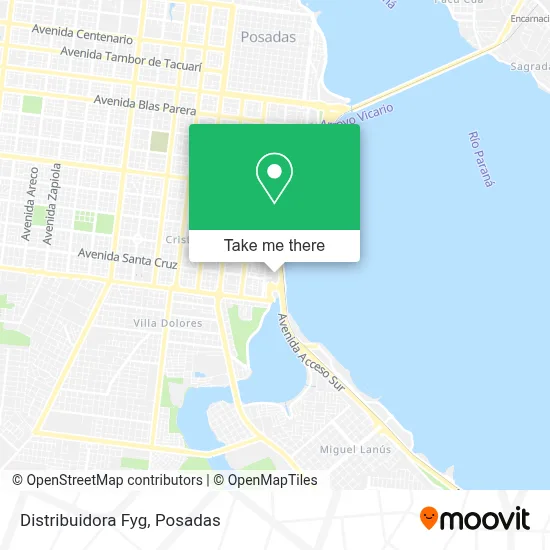 Distribuidora Fyg map