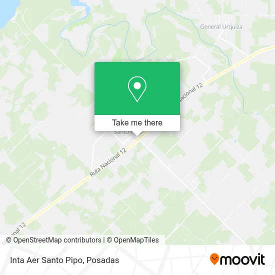 Inta Aer Santo Pipo map
