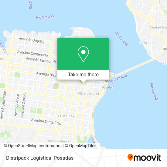 Distripack Logistica map