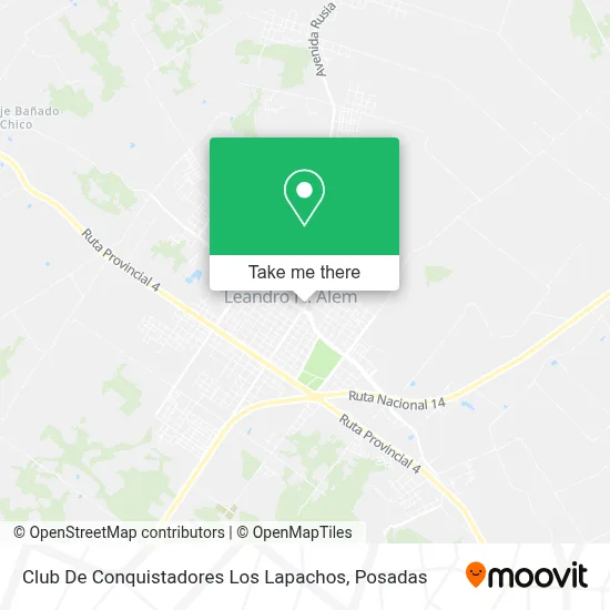 Club De Conquistadores Los Lapachos map