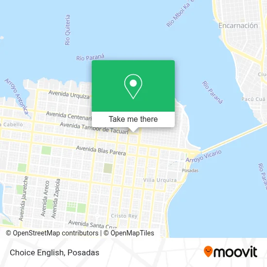 Choice English map