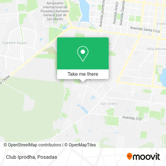 Club Iprodha map
