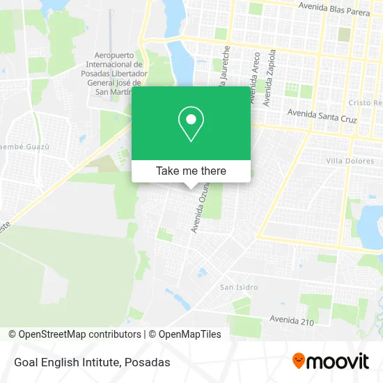 Goal English Intitute map