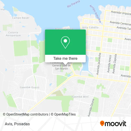 Avis map