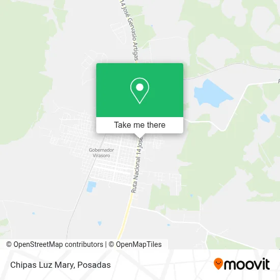 Chipas Luz Mary map