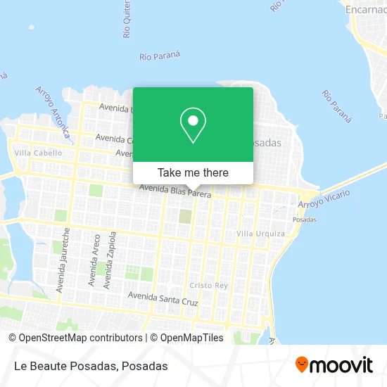 Le Beaute Posadas map