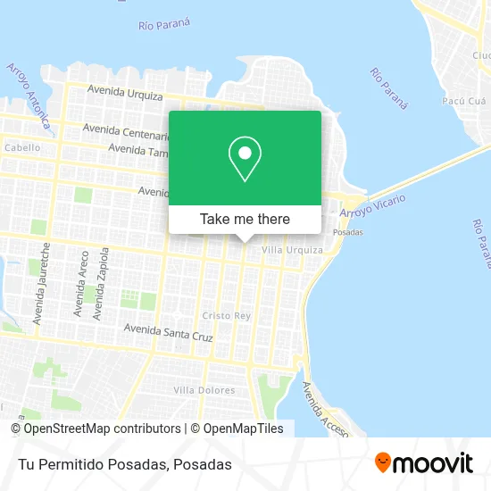 Tu Permitido Posadas map