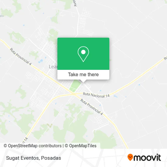 Sugat Eventos map