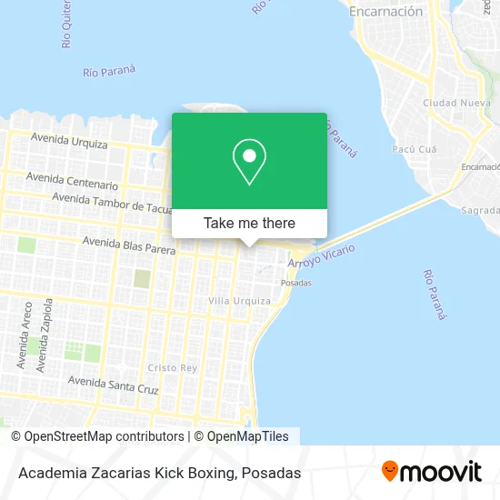Academia Zacarias Kick Boxing map