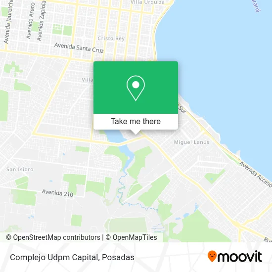 Complejo Udpm Capital map
