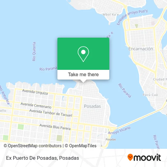 Ex Puerto De Posadas map