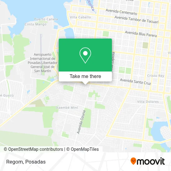 Regom Sa map