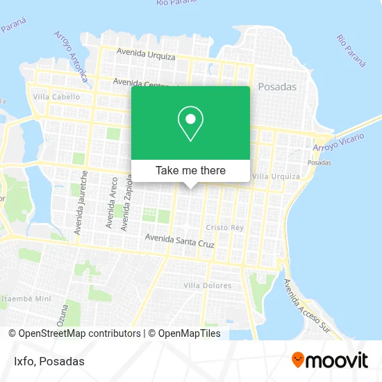 Ixfo map