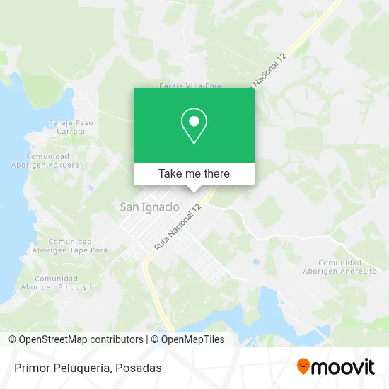 Primor Peluquería map