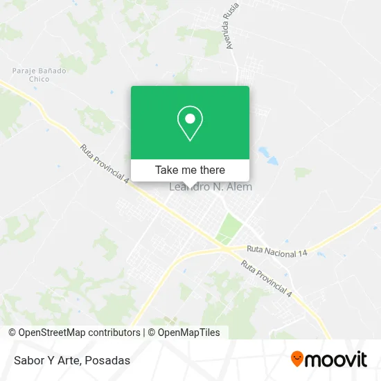 Sabor Y Arte map