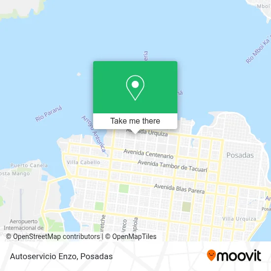 Autoservicio Enzo map