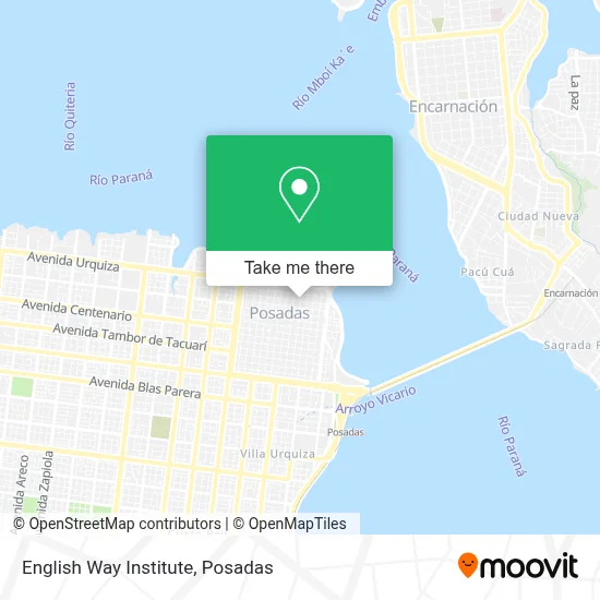 English Way Institute map