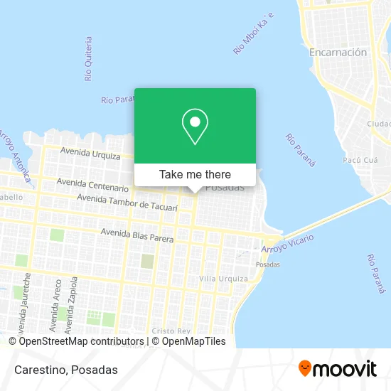 Carestino map