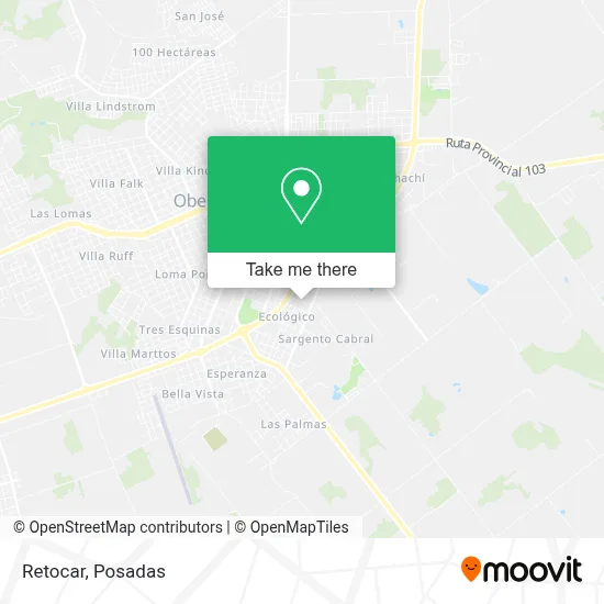 Retocar map