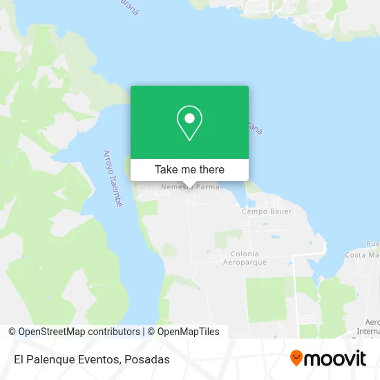 El Palenque Eventos map