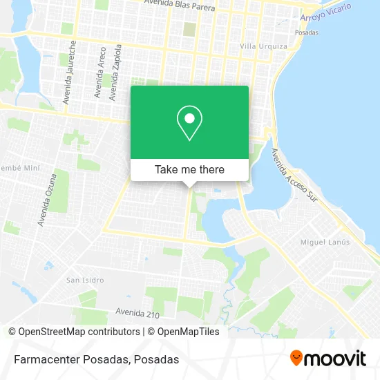 Farmacenter Posadas map