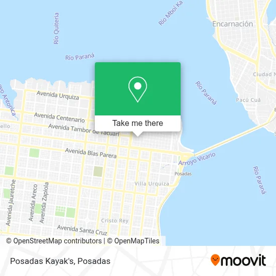 Posadas Kayak's map