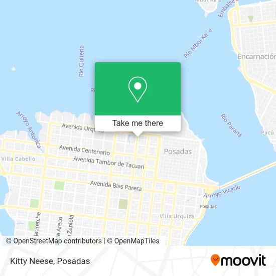 Kitty Neese map