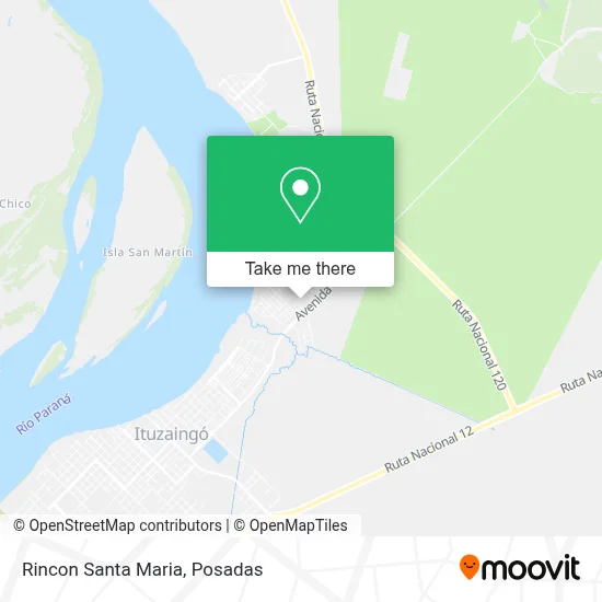 Rincon Santa Maria map