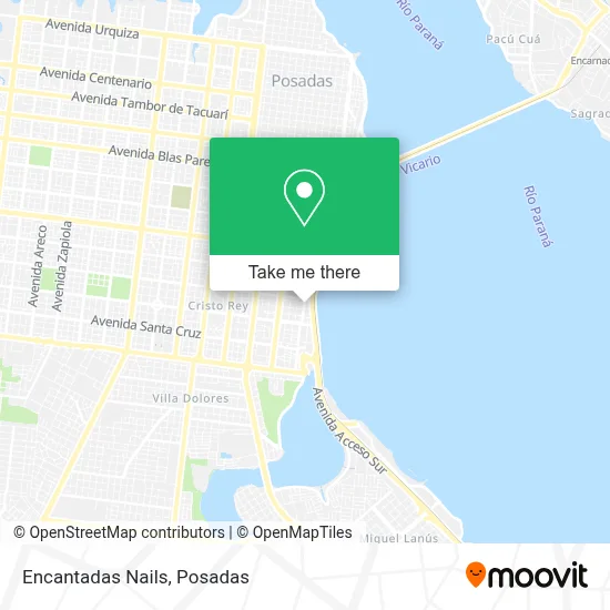 Encantadas Nails map