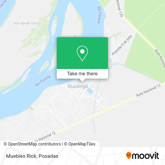 Muebles Rick map