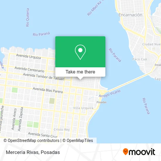 Merceria Rivas map