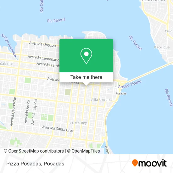 Pizza Posadas map