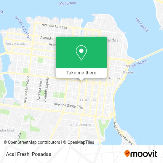 Acai Fresh map