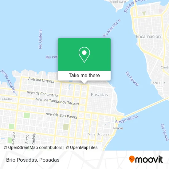 Brio Posadas map