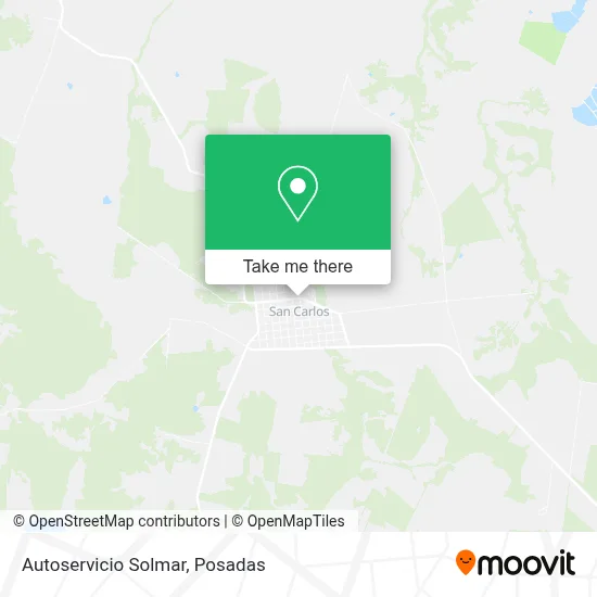 Autoservicio Solmar map