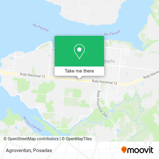 Agroverdun map