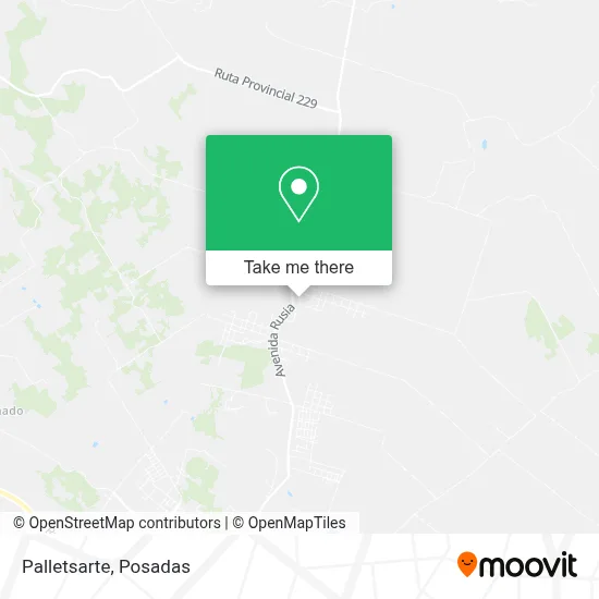 Palletsarte map
