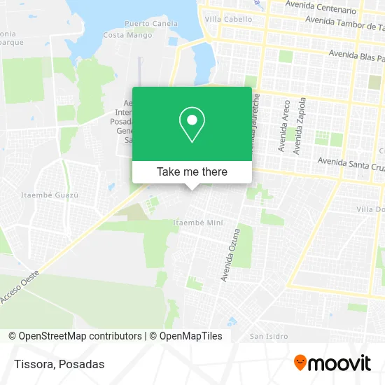 Tissora map