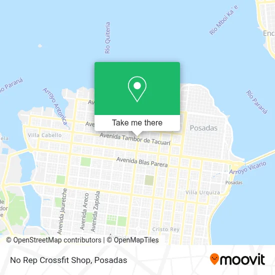 No Rep Crossfit Shop map