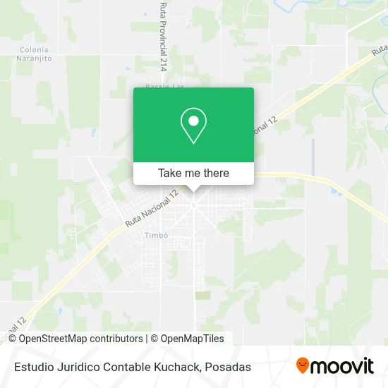 Estudio Juridico Contable Kuchack map