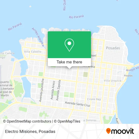 Electro Misiones map