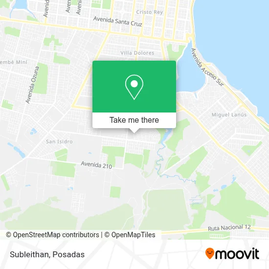 Subleithan map