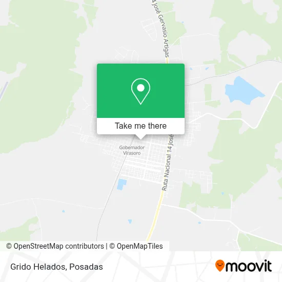 Grido Helados map