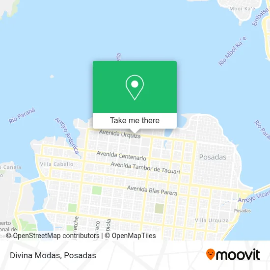 Divina Modas map