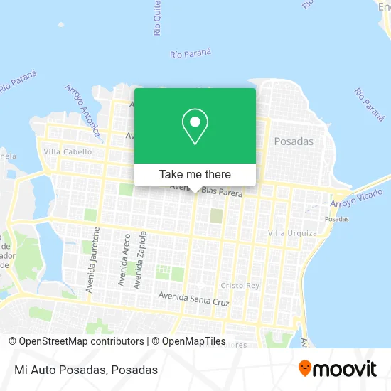 Mi Auto Posadas map