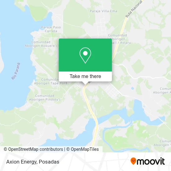 Axion Energy map