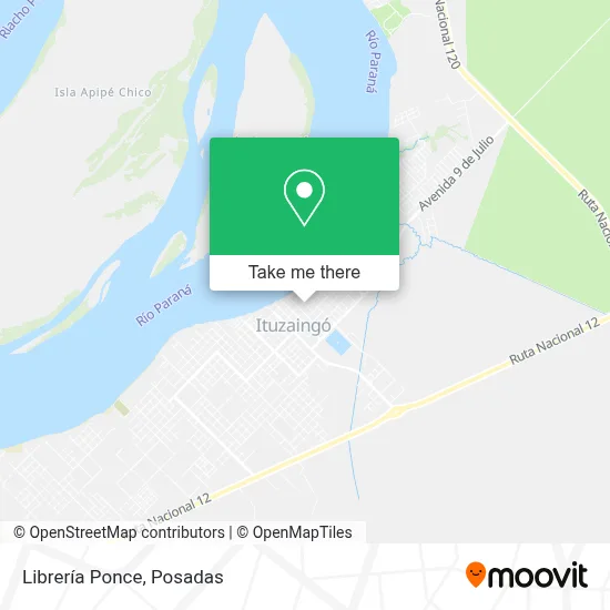 Librería Ponce map