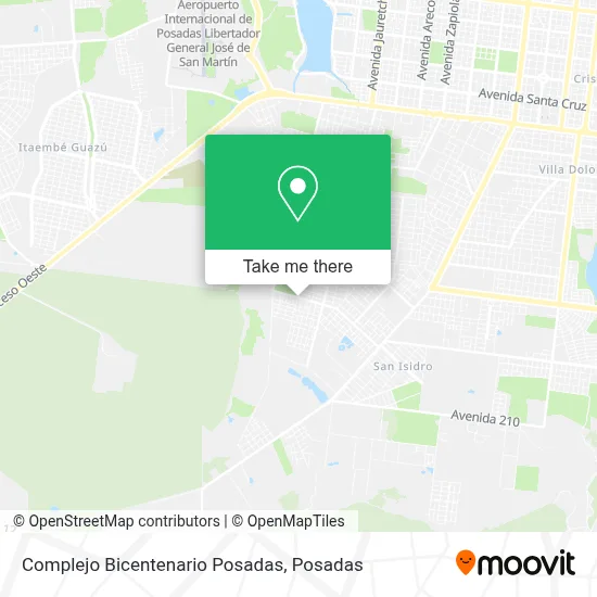Complejo Bicentenario Posadas map