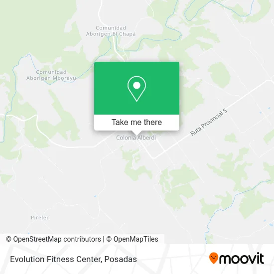 Evolution Fitness Center map