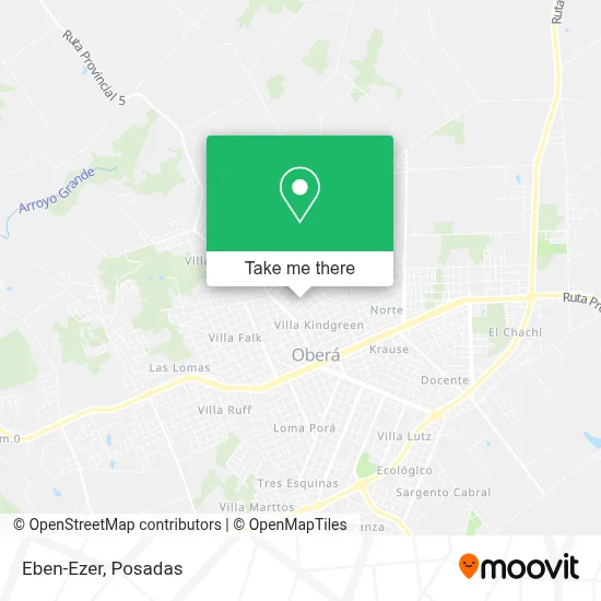 Eben-Ezer map